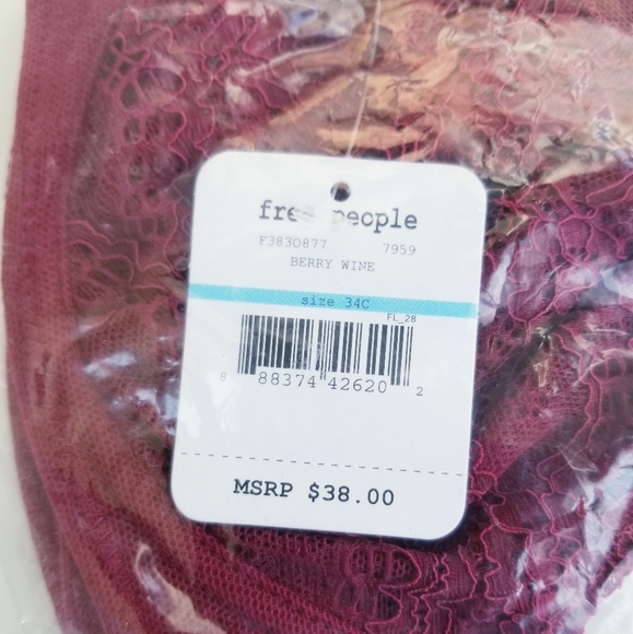 FREE PEOPLE Lace Triangle Bra - Picture 6 of 7